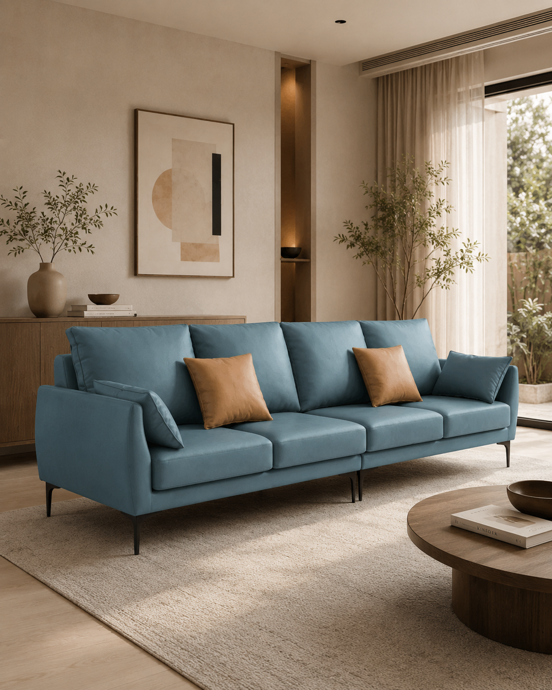 Hadleigh Leathaire Sofa (4 Seater)