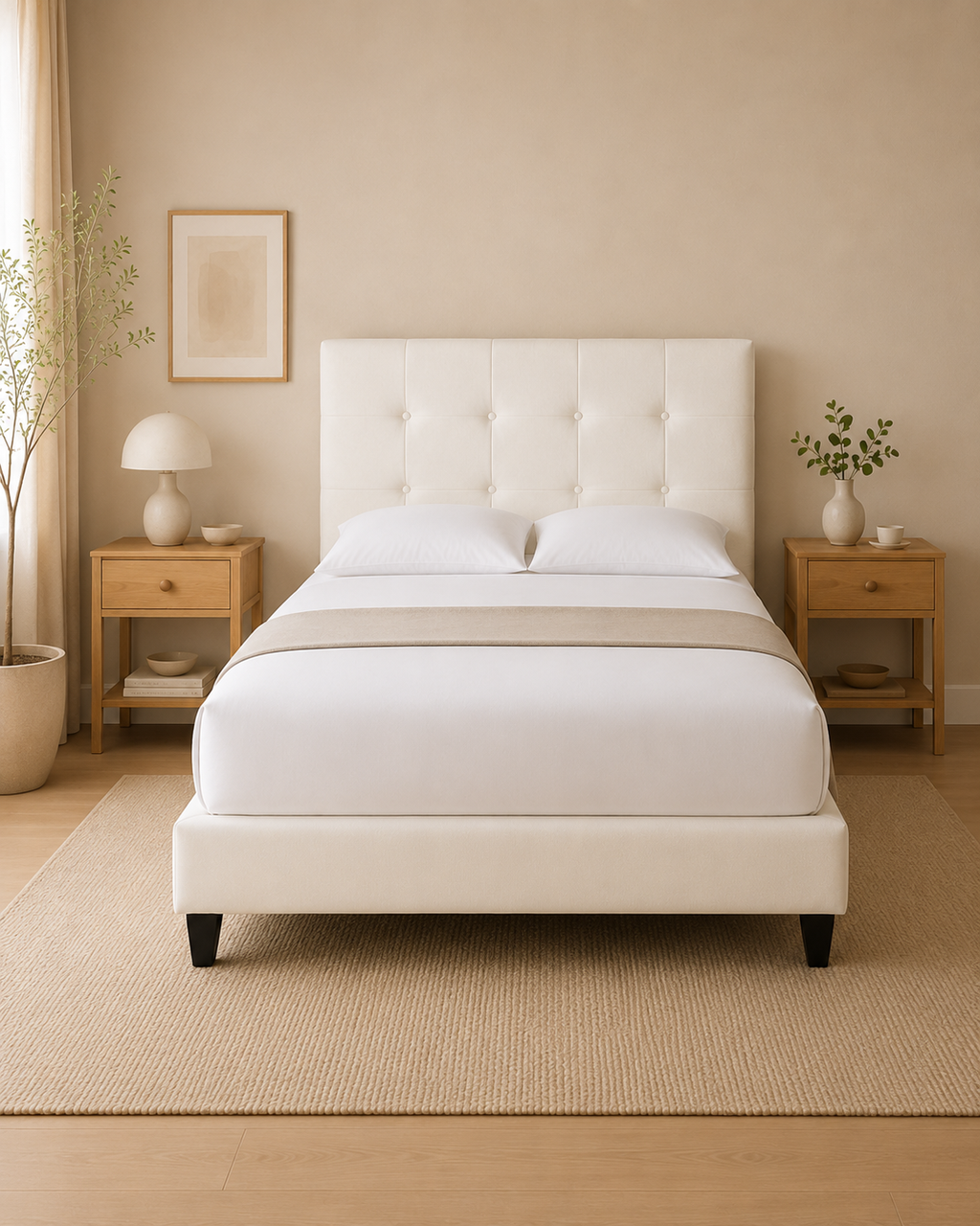 Mila Faux Leather Bed Frame