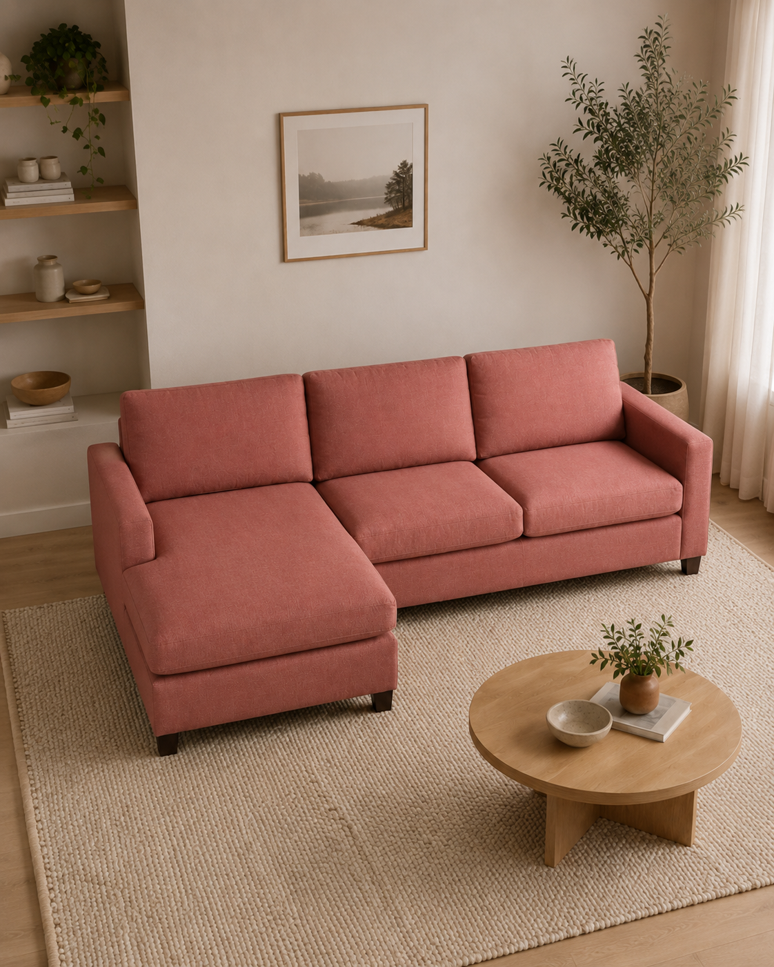 Sorevia Fabric Storage Sofa Bed