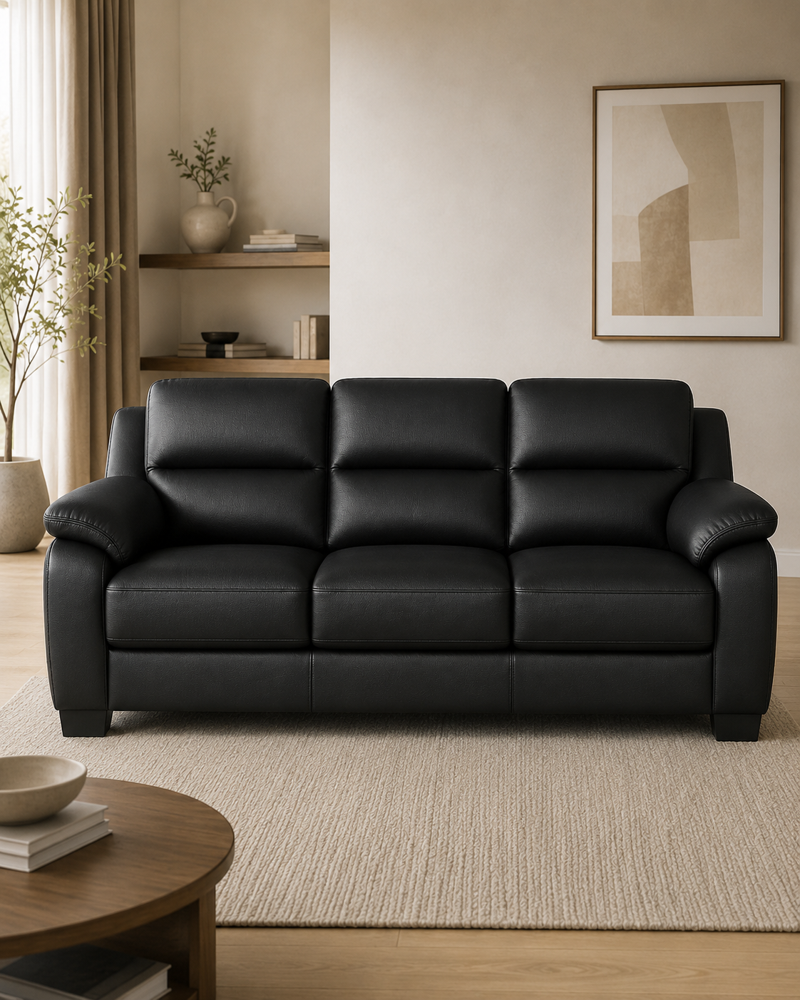 Dalton Genuine Leather Sofa