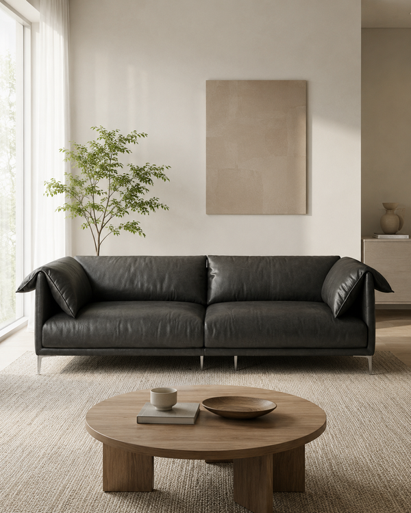Novara Leather Sofa