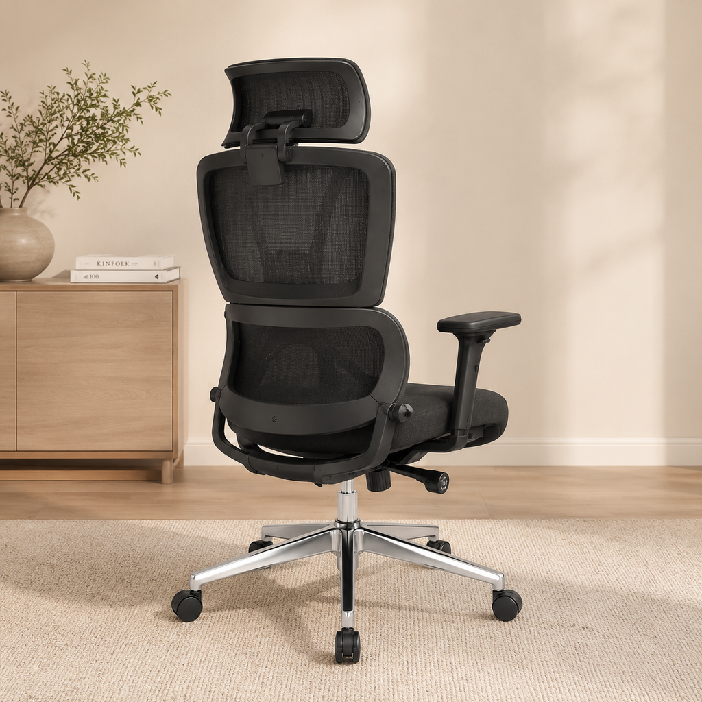 Denali High Backrest Black Mesh Office Chair