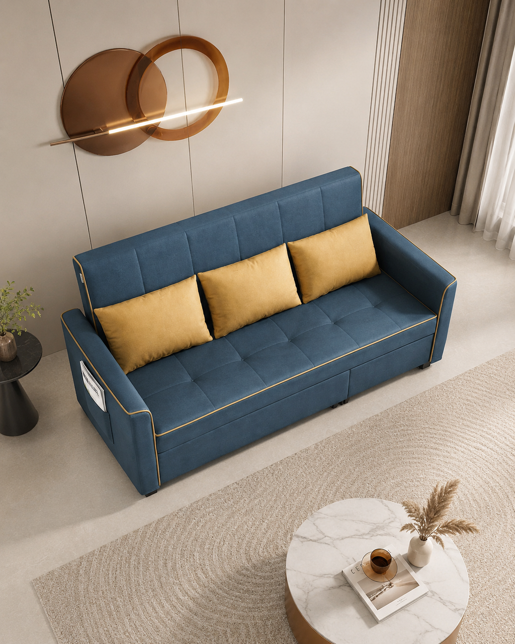 Calderis Fabric Sofa Bed
