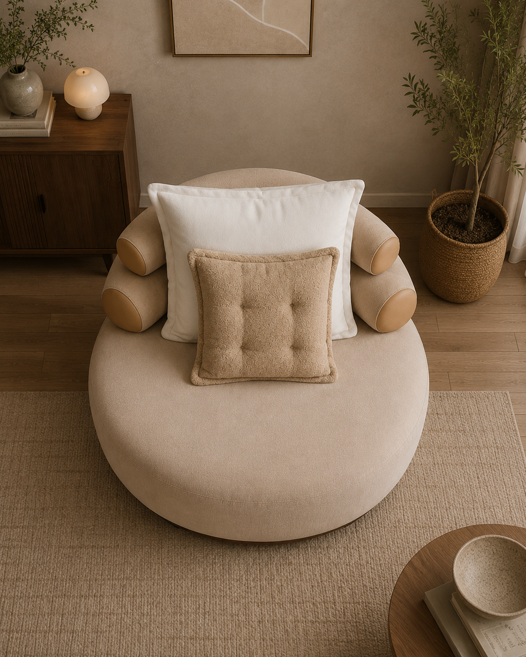 Ilyra Fabric Lounge Chair