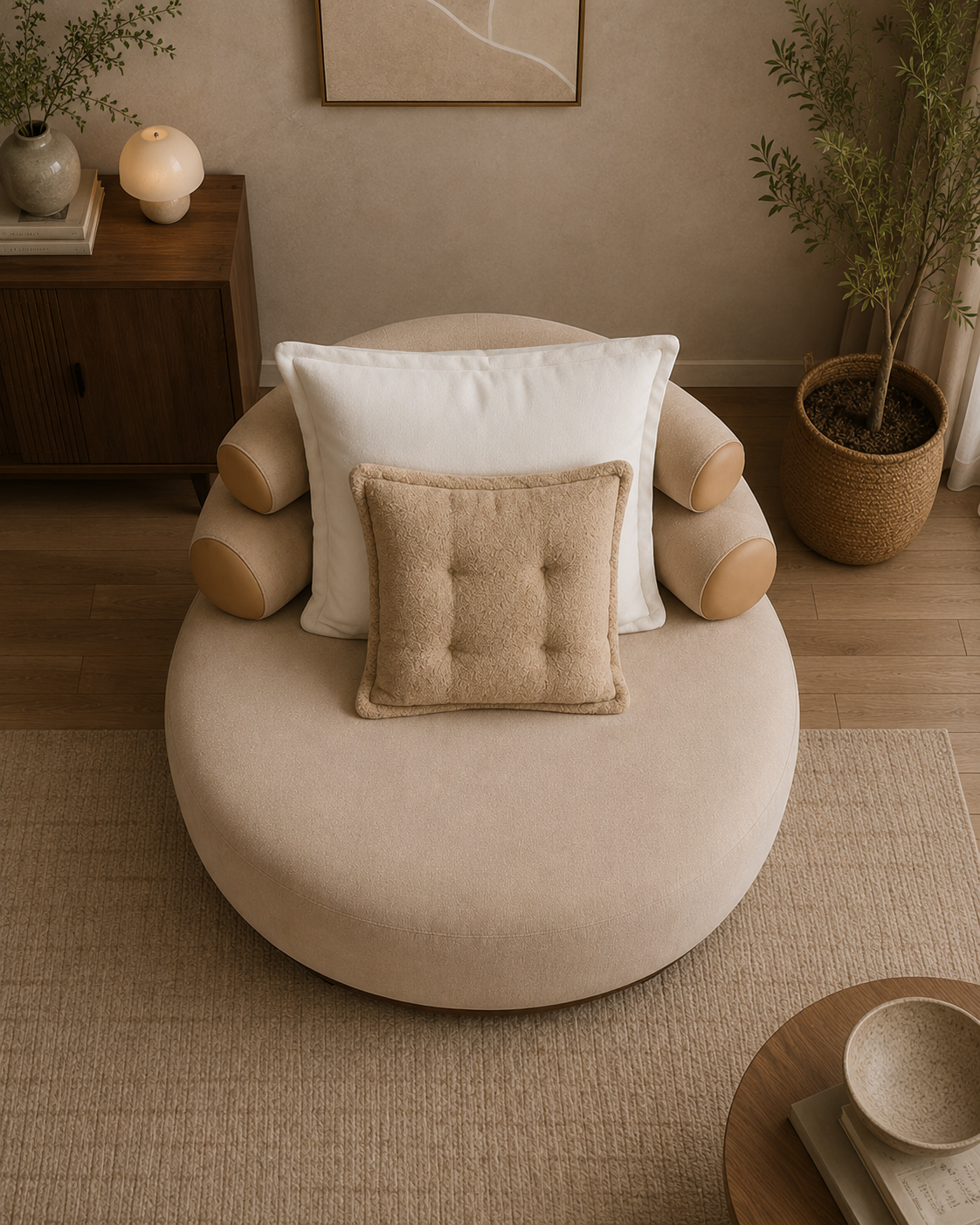 Ilyra Fabric Lounge Chair