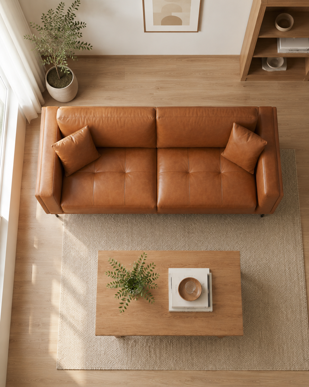 Aldric Leather Sofa