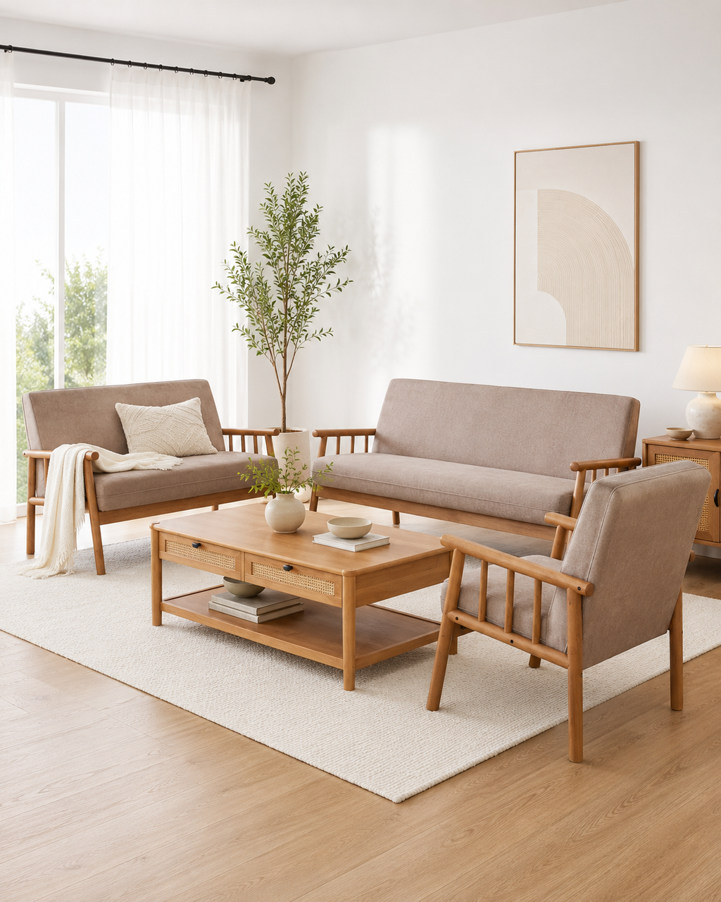Wren Wooden Sofa