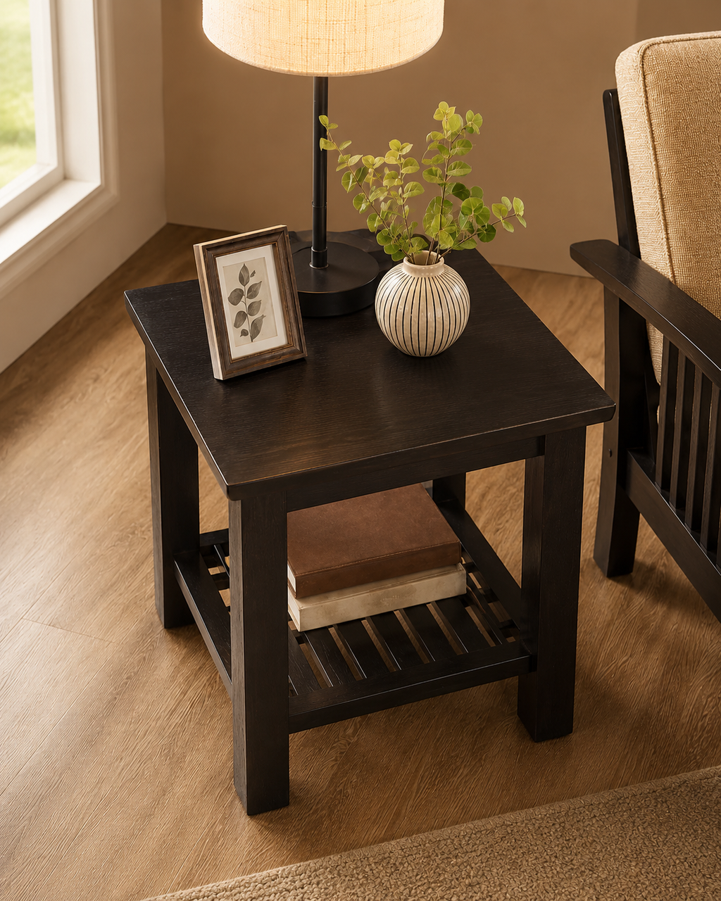 Kian Wooden Side Table