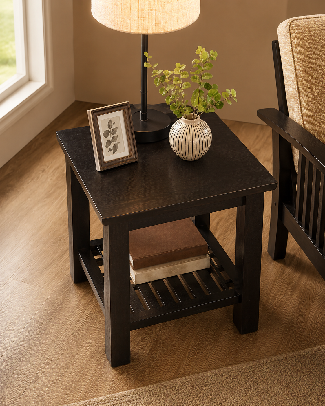 Kian Wooden Side Table