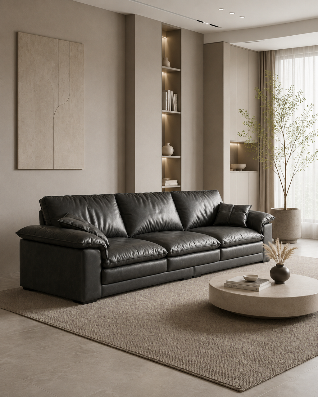 Orvyn Leather Sofa