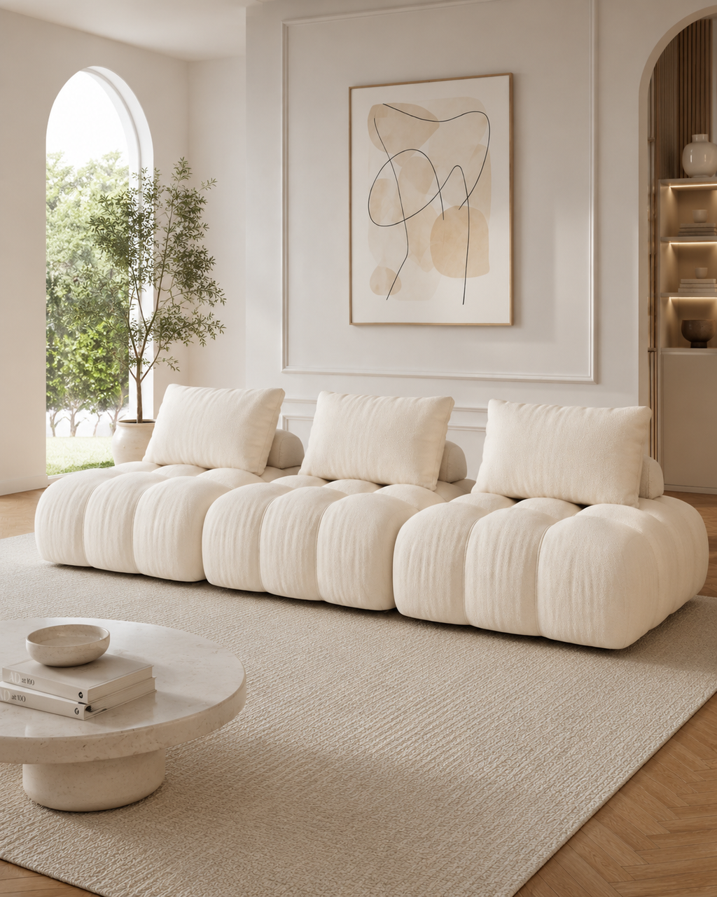 Lumi Fabric Modular Lounge Sofa