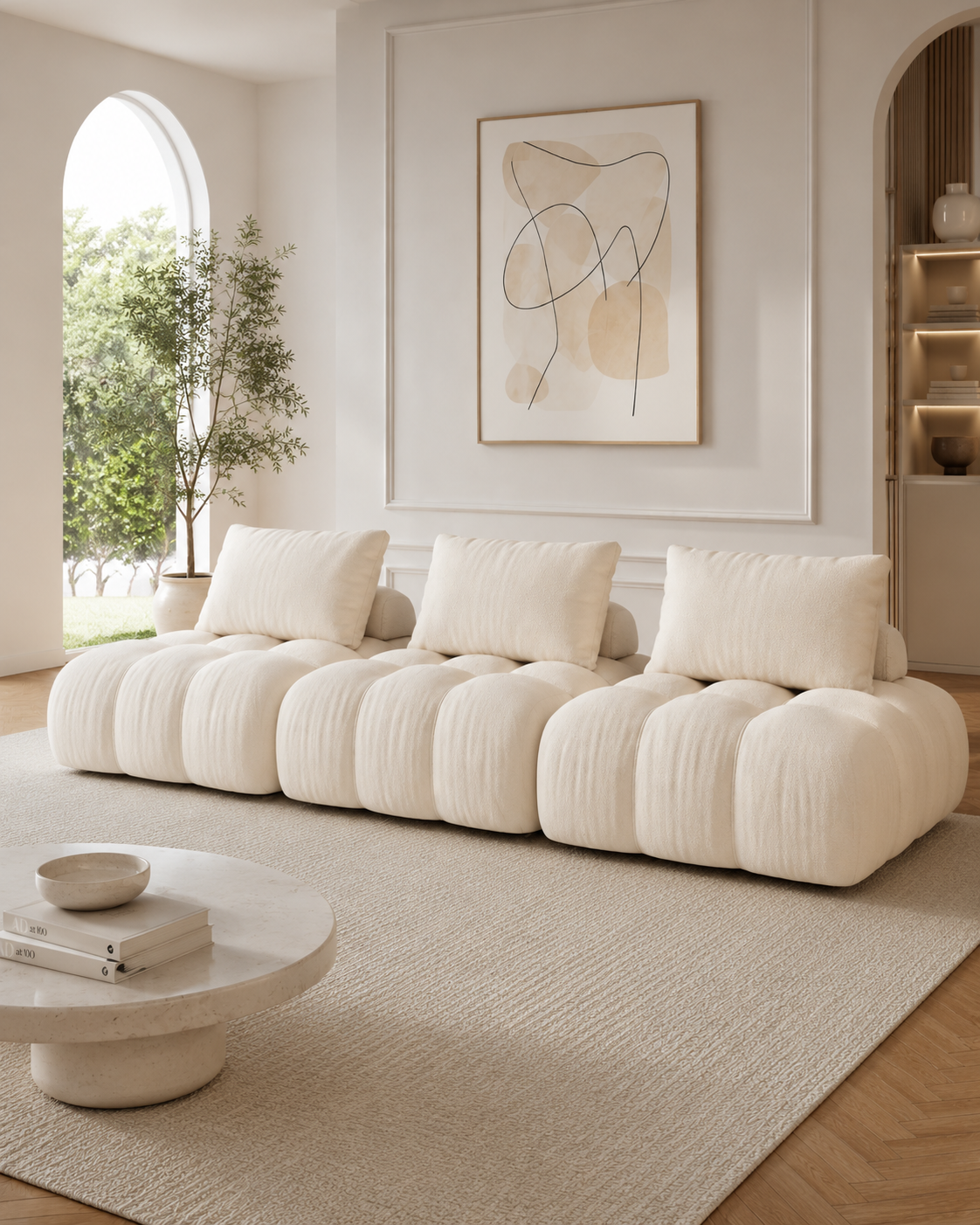 Lumi Fabric Modular Lounge Sofa