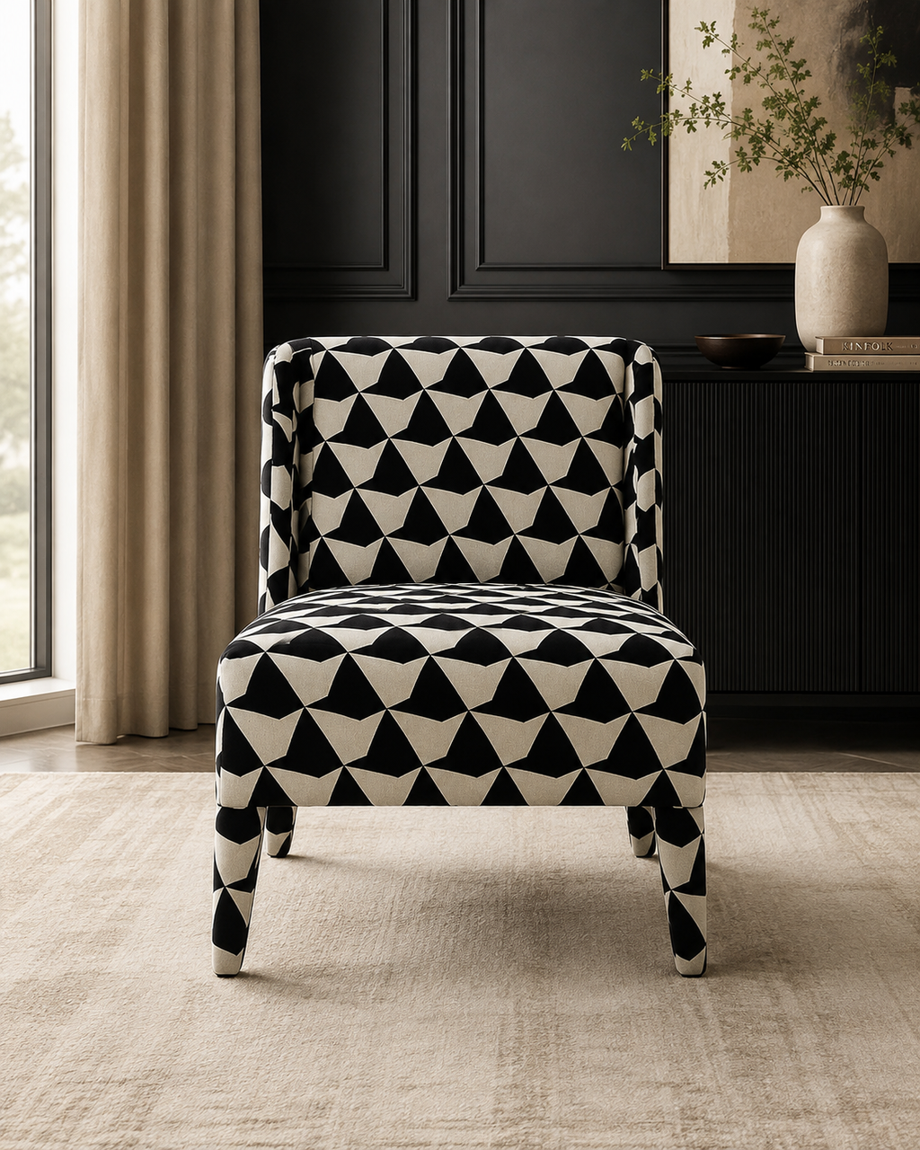 Norelle Patterned Accent Chair