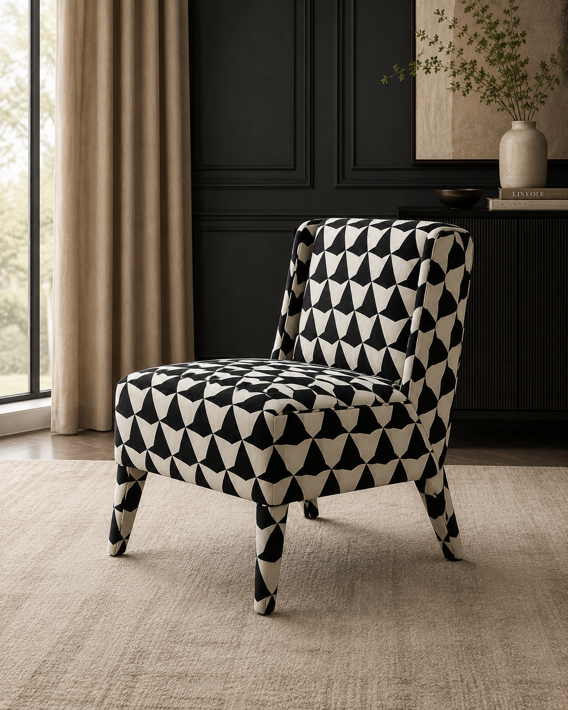 Norelle Patterned Accent Chair