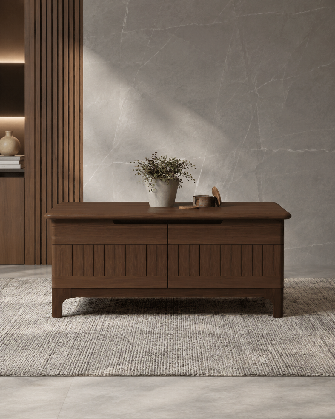 Madera Wooden Coffee Table