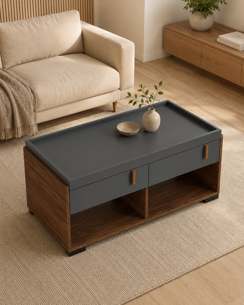 Bexley Wooden Storage Coffee Table