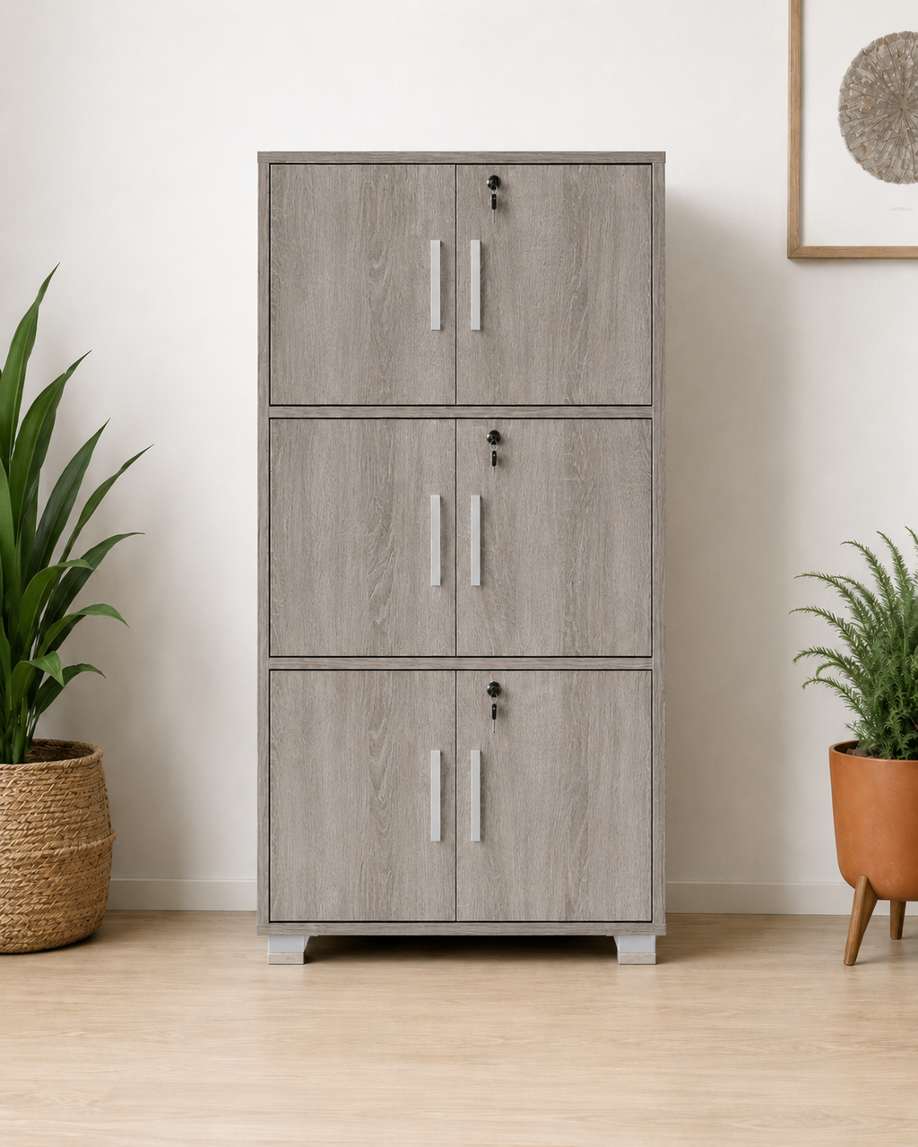 Elara Light Oak Storage Cabinet