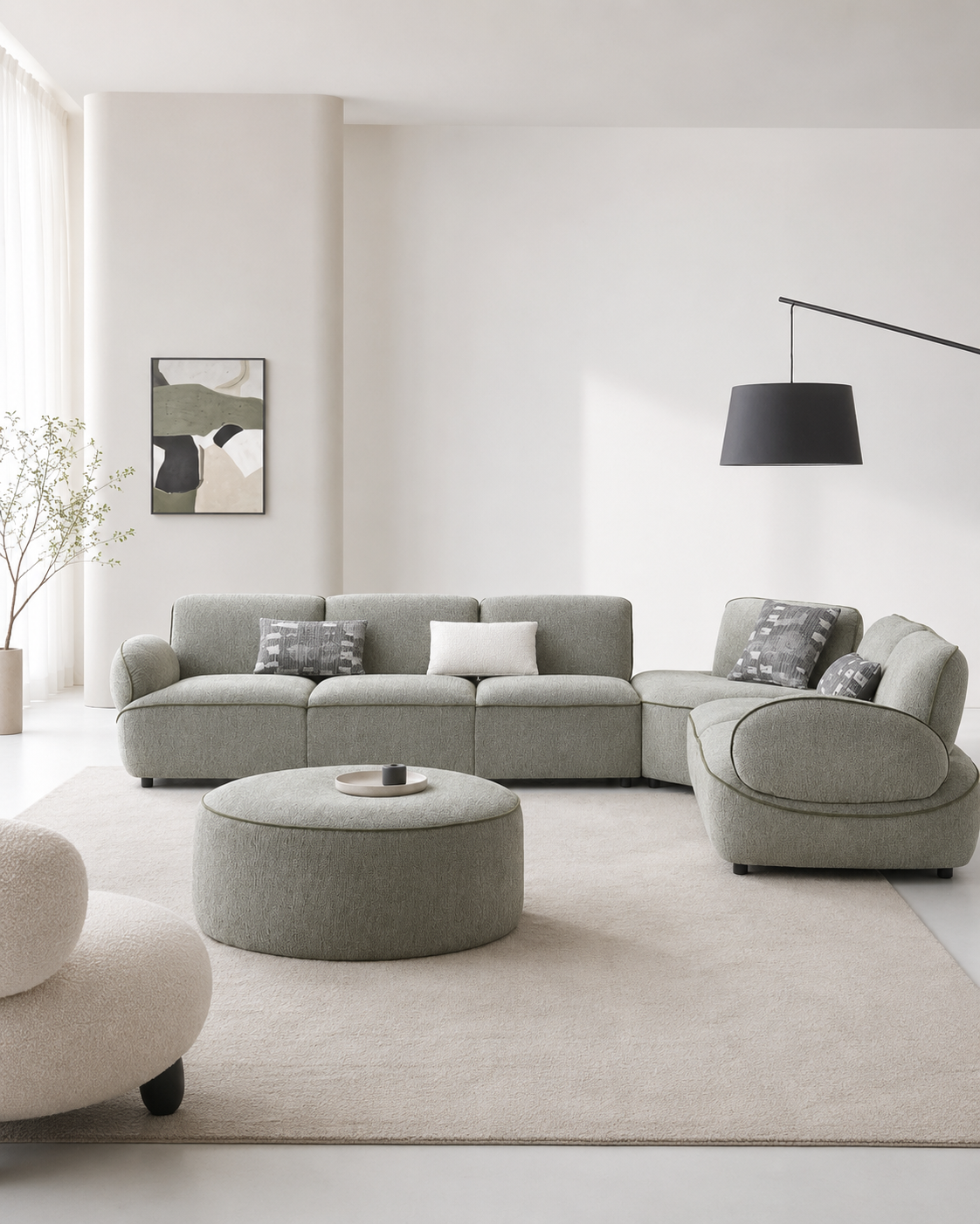 Veyra Modular Fabric Sofa