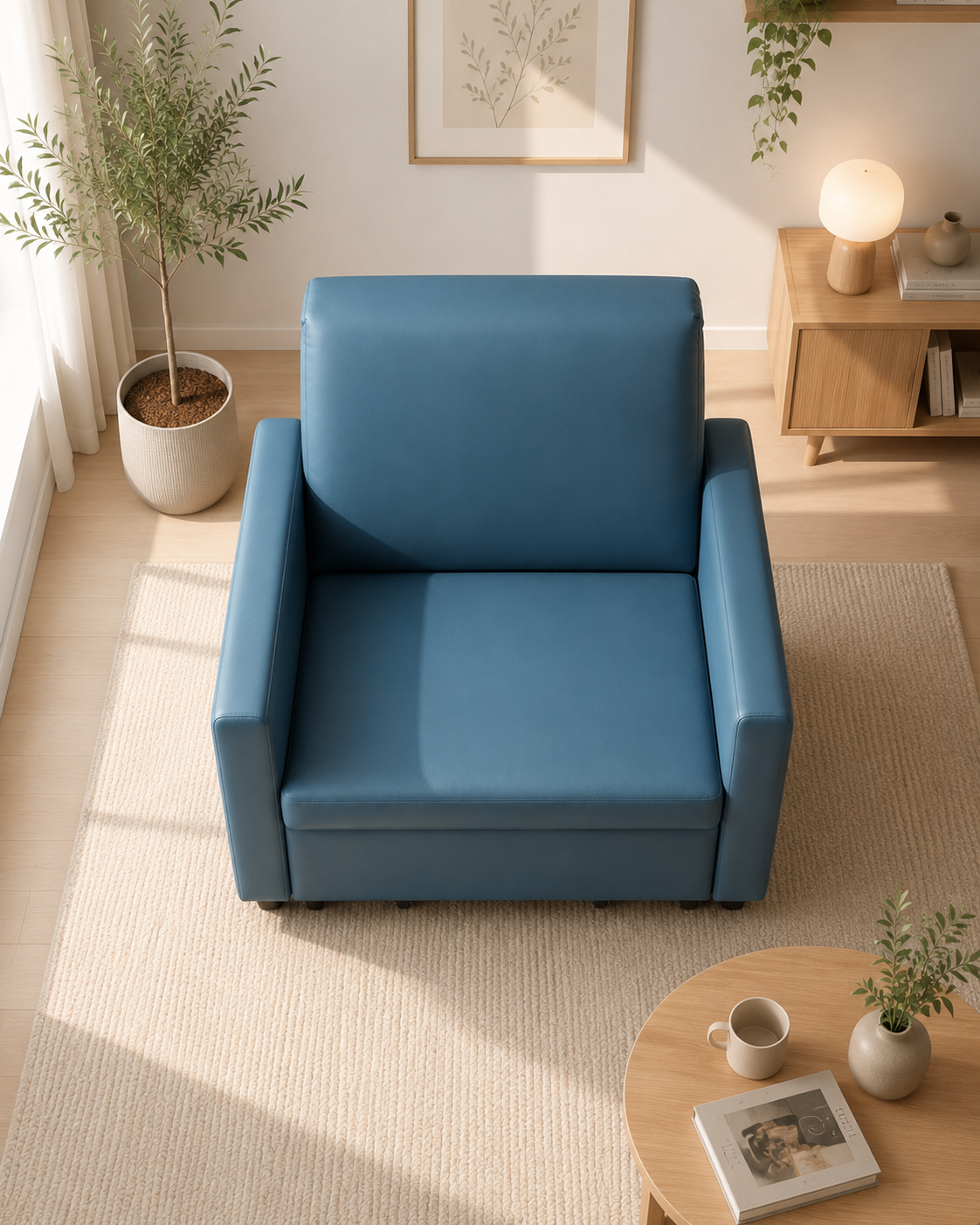 Tivane Tech Fabric Chair Bed
