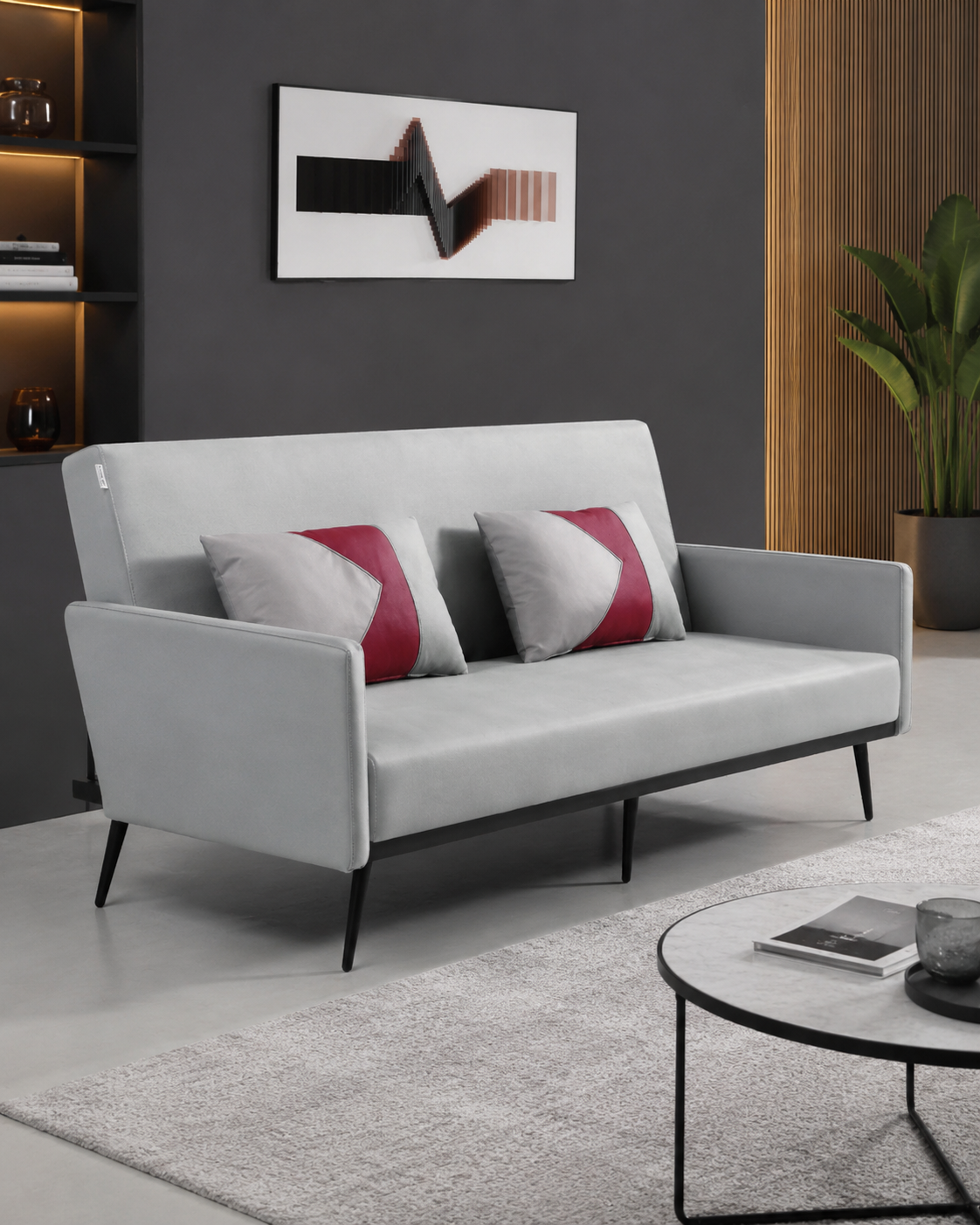 Casmere Leathaire Sofa Bed