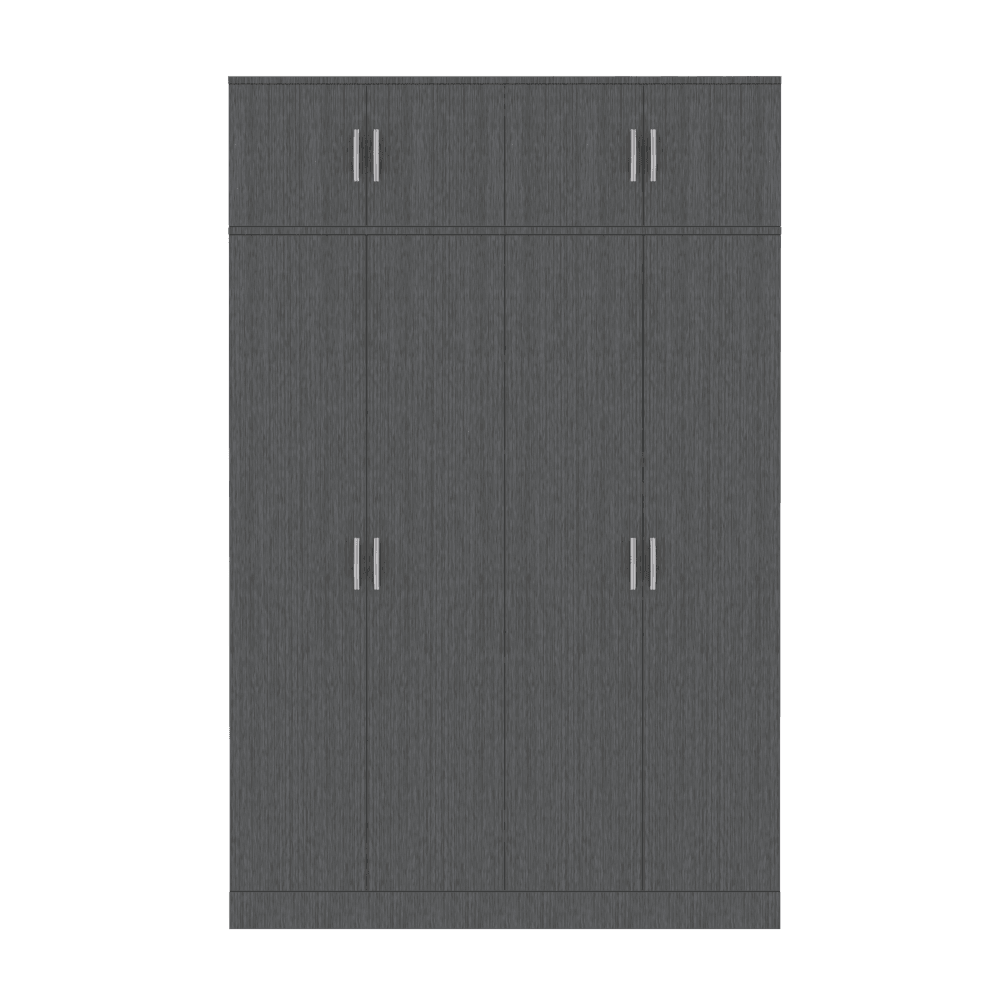 Megafurniture | Bernie 5ft Walnut Open Door Wardrobe | Open Door Wardrobe