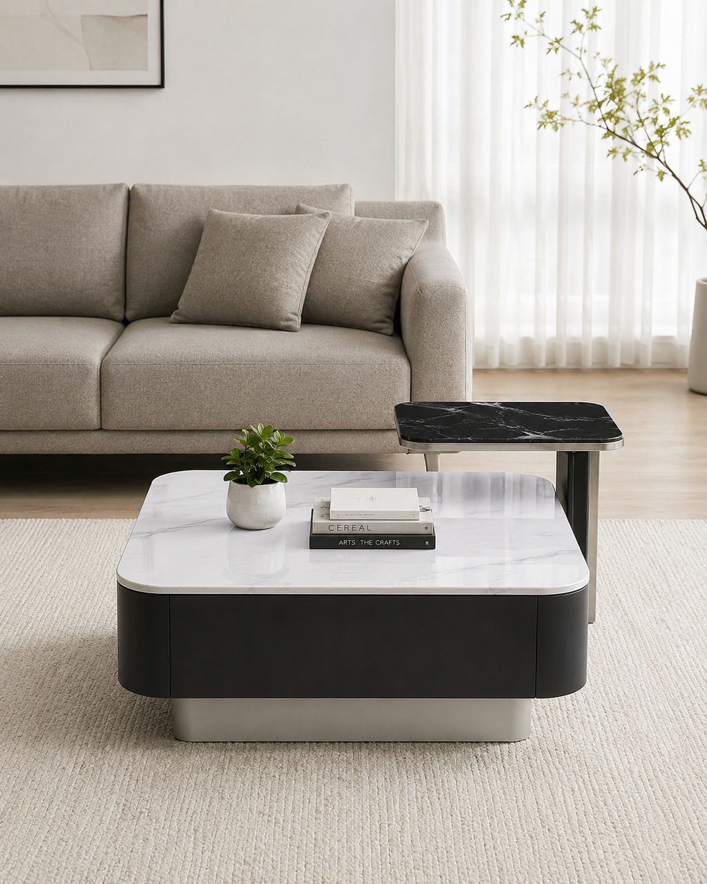 Veyra Stone Coffee Table