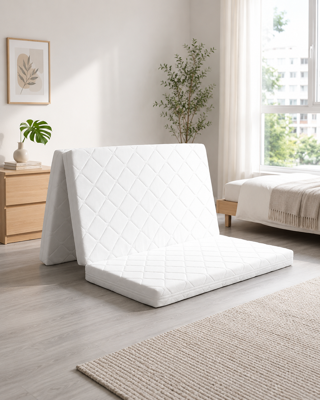 Sleepy Night 3-Fold Foldable Foam Mattress ( Single )