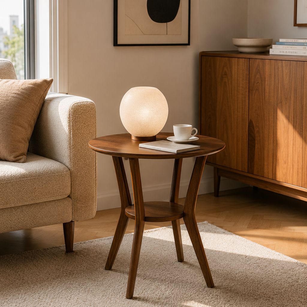 Elio Wooden Side Table