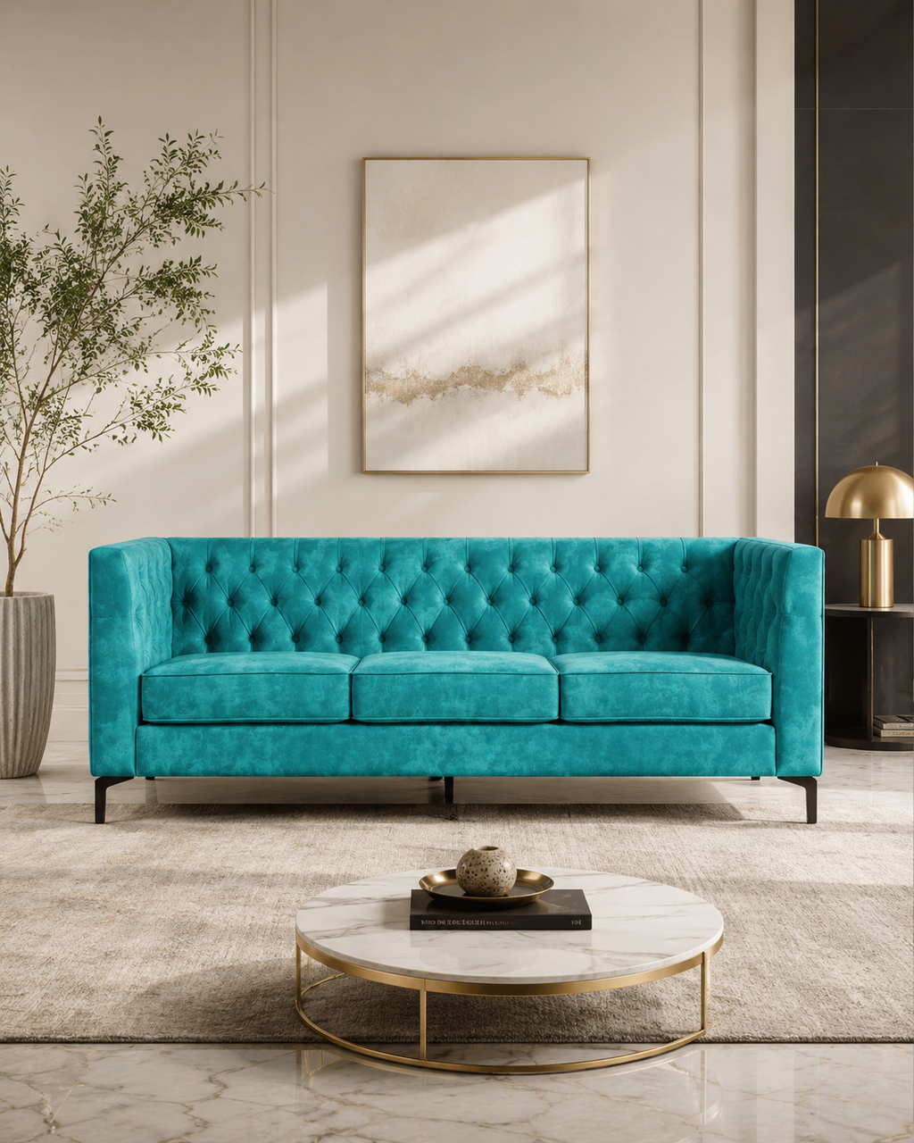 Vespera Velvet Sofa