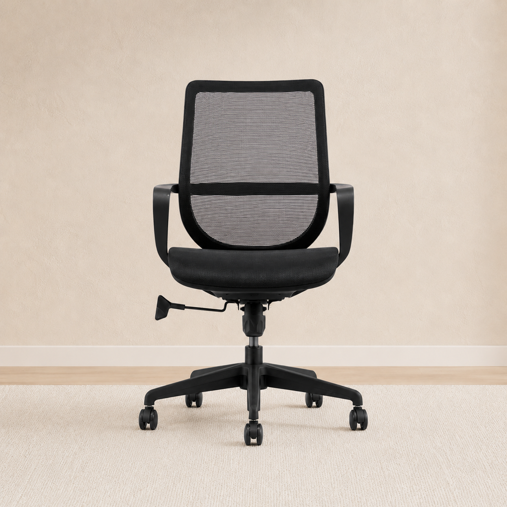Celeste Black Mesh Office Chair
