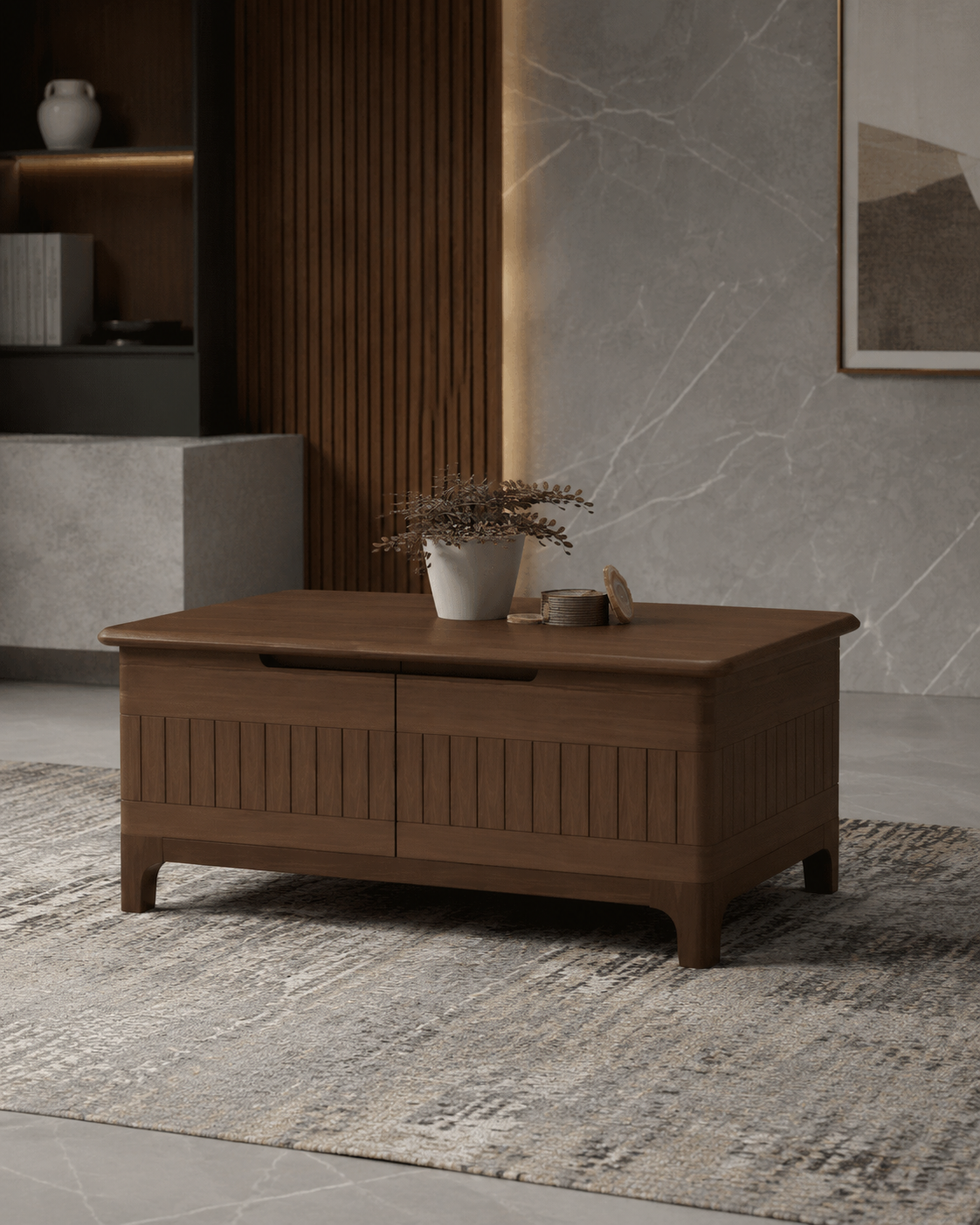 Madera Wooden Coffee Table