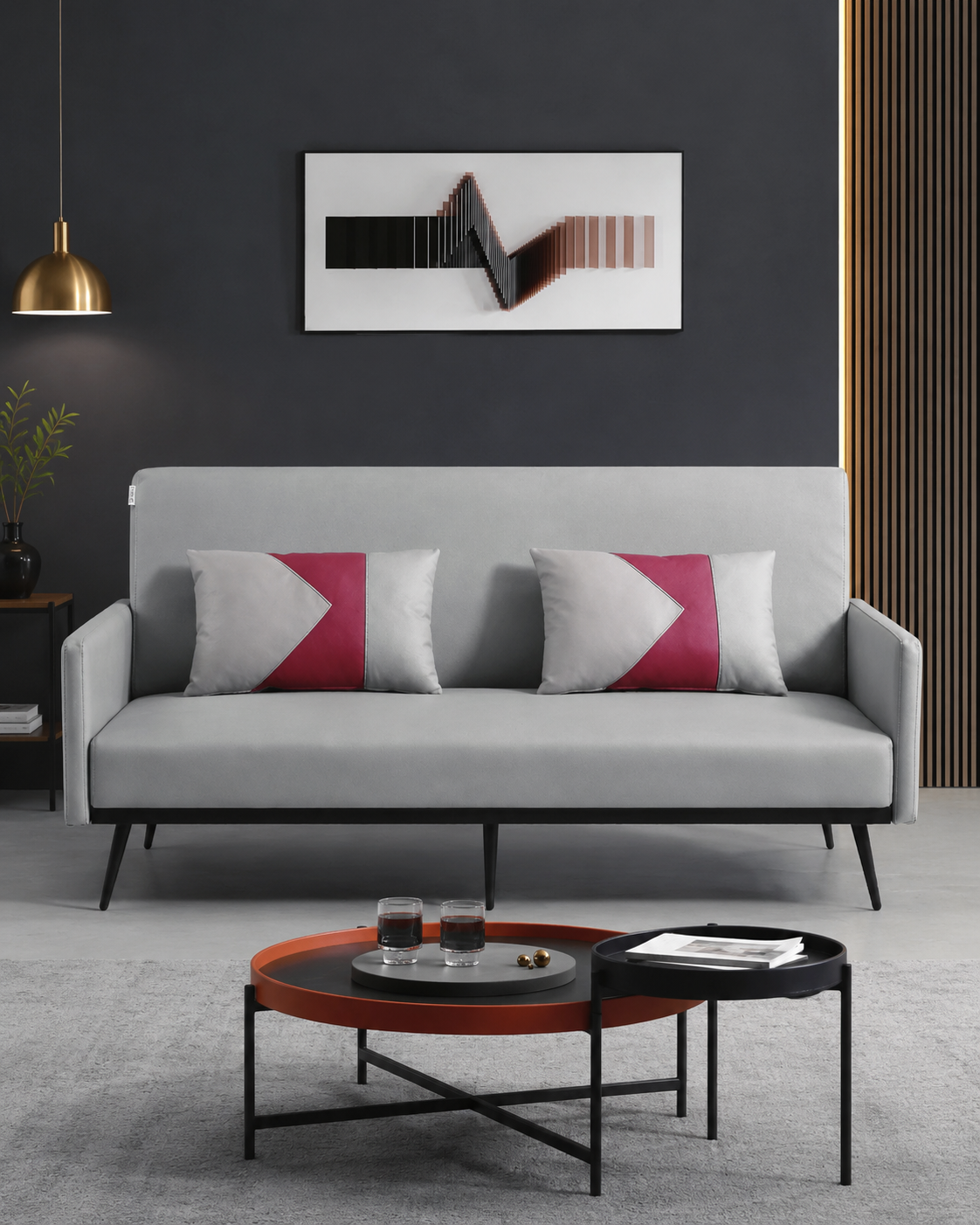 Casmere Leathaire Sofa Bed