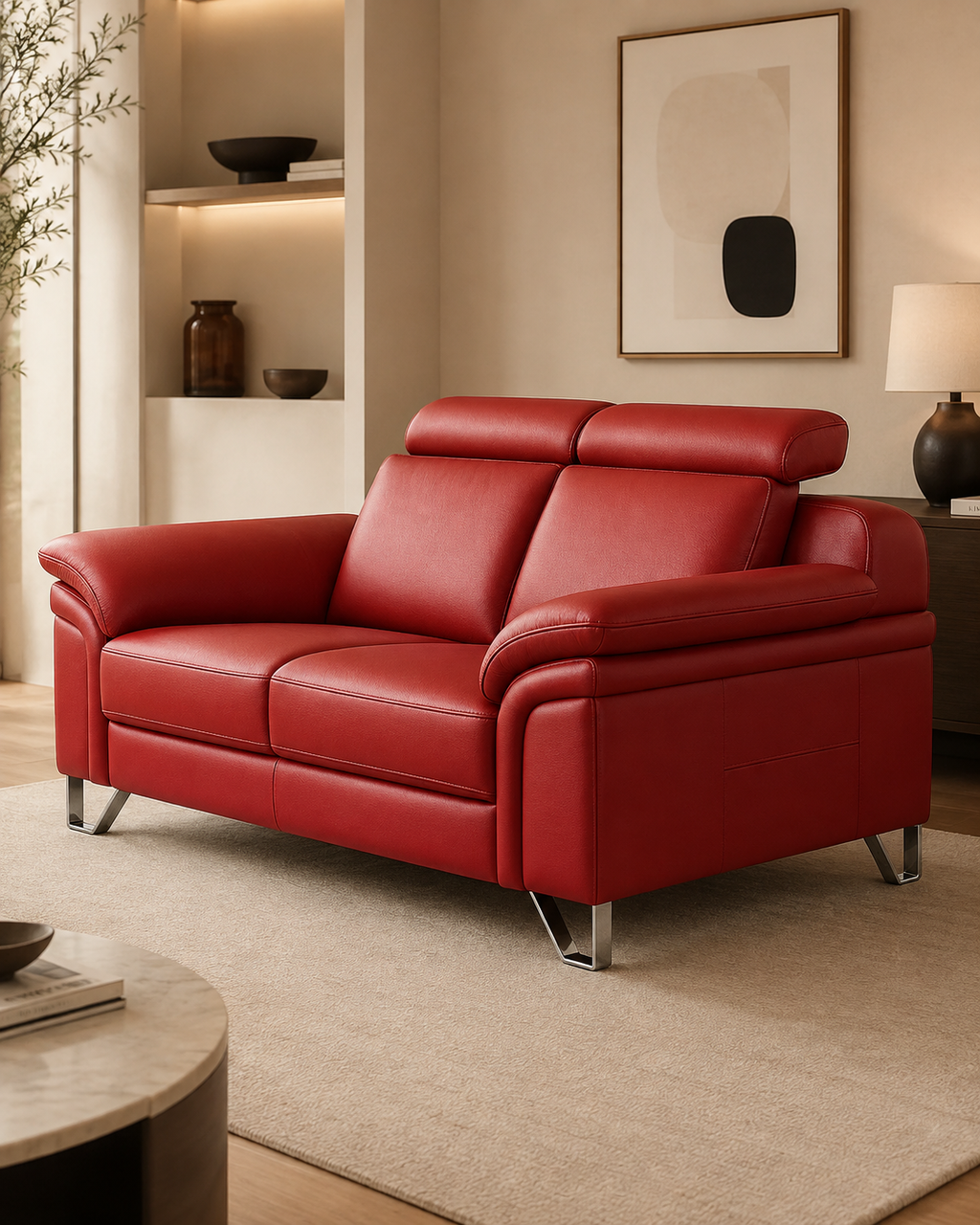 Moreland Genuine Leather Sofa