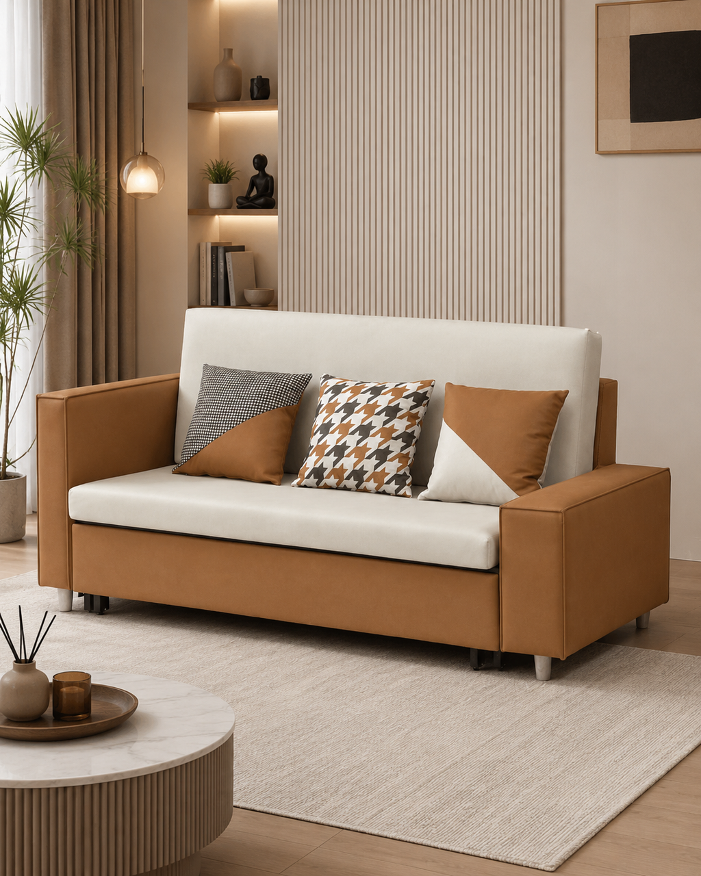 Corvale Leathaire Sofa Bed