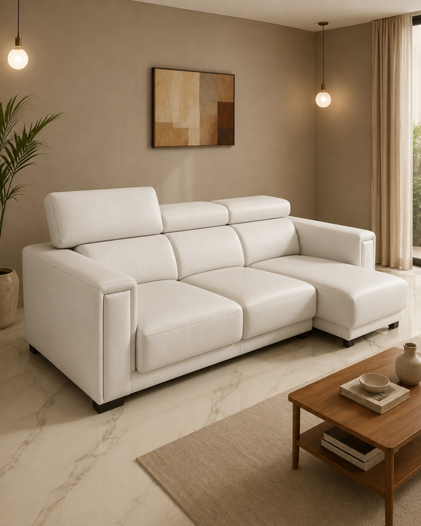 Hawthorne Genuine Leather Slider Sofa