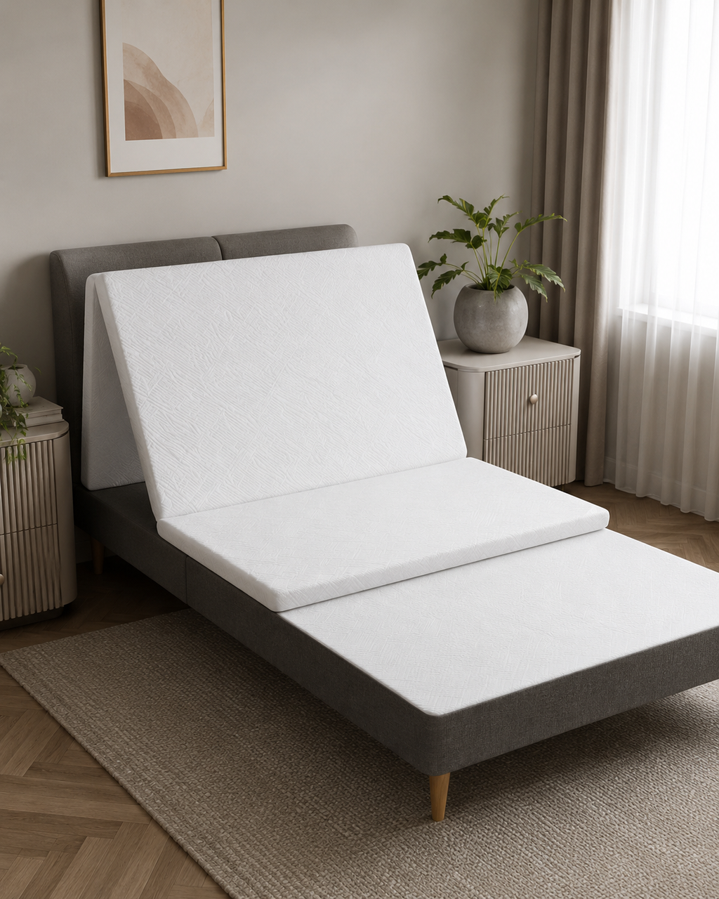 Luma 3-Fold Bamboo Foam Mattress