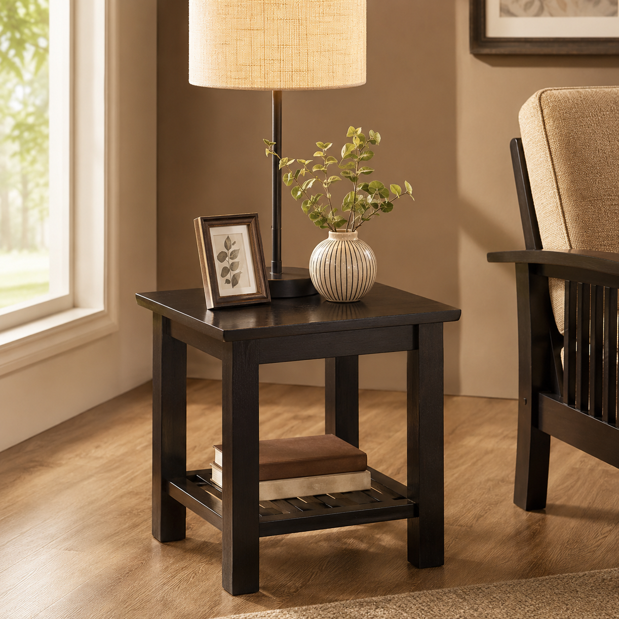 Kian Wooden Side Table