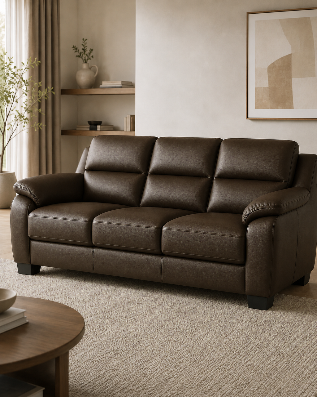 Dalton Genuine Leather Sofa