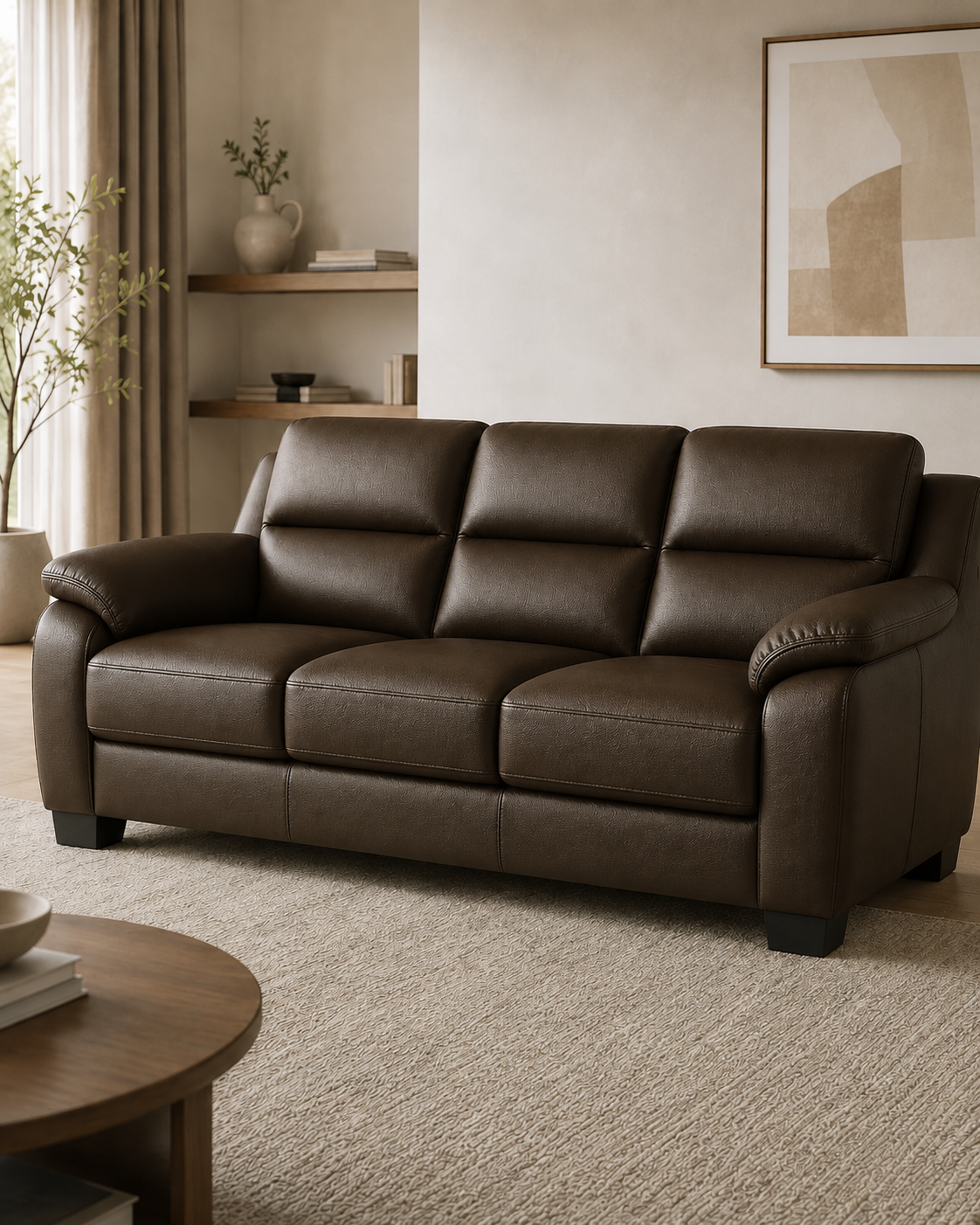 Dalton Genuine Leather Sofa