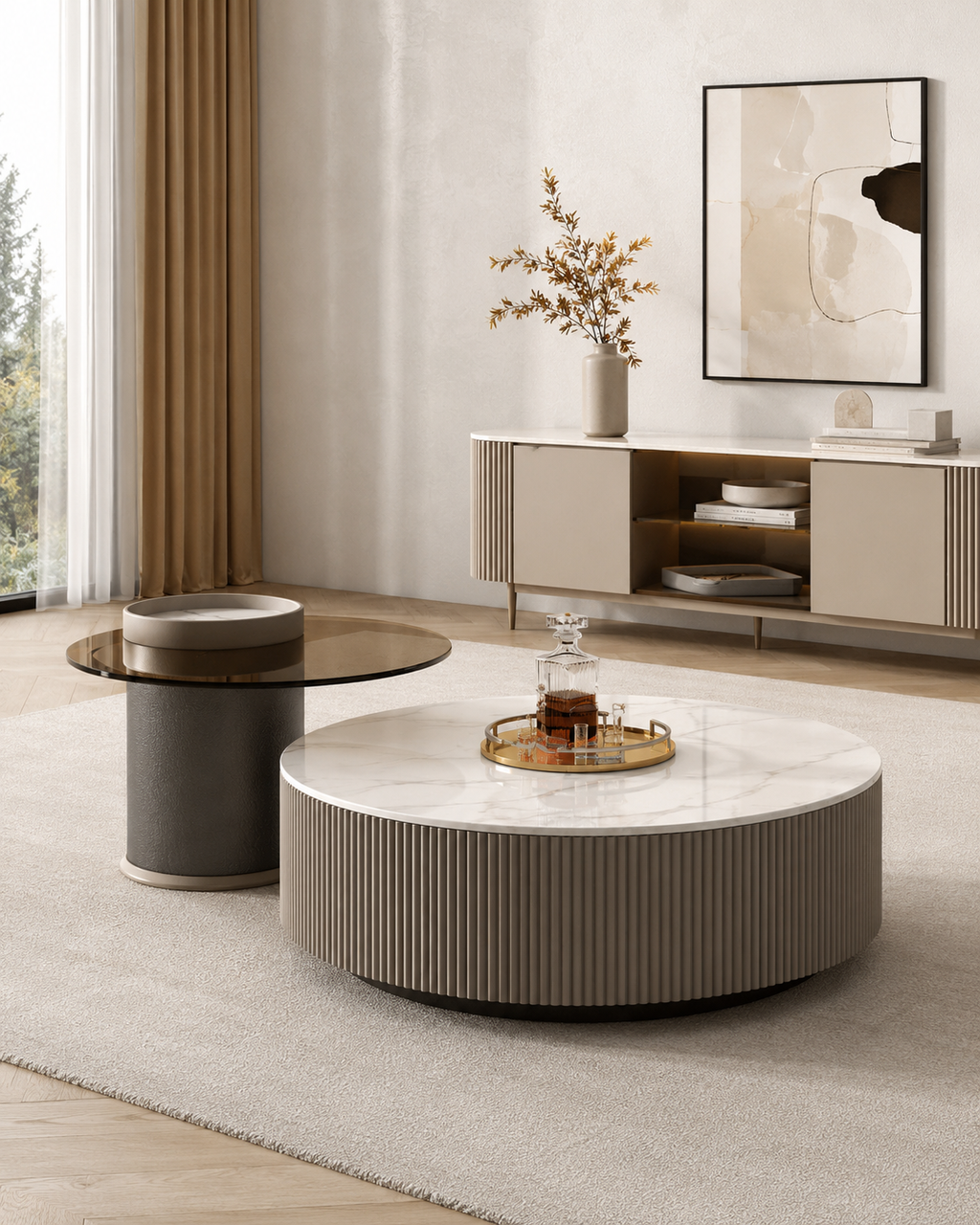 Cressa Sintered Stone Coffee Table