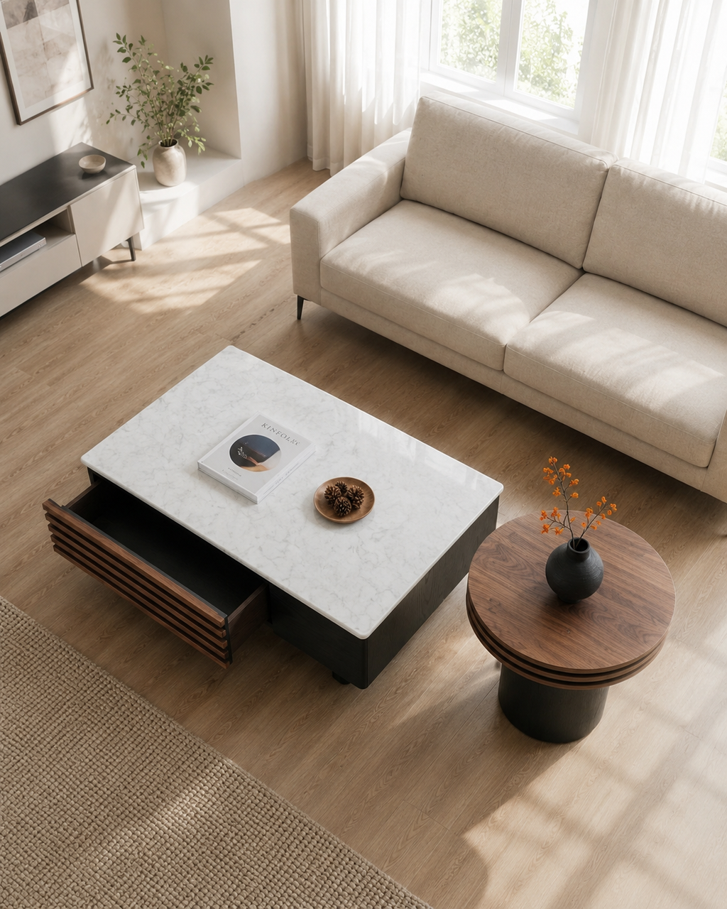 Mika Stone Coffee Table
