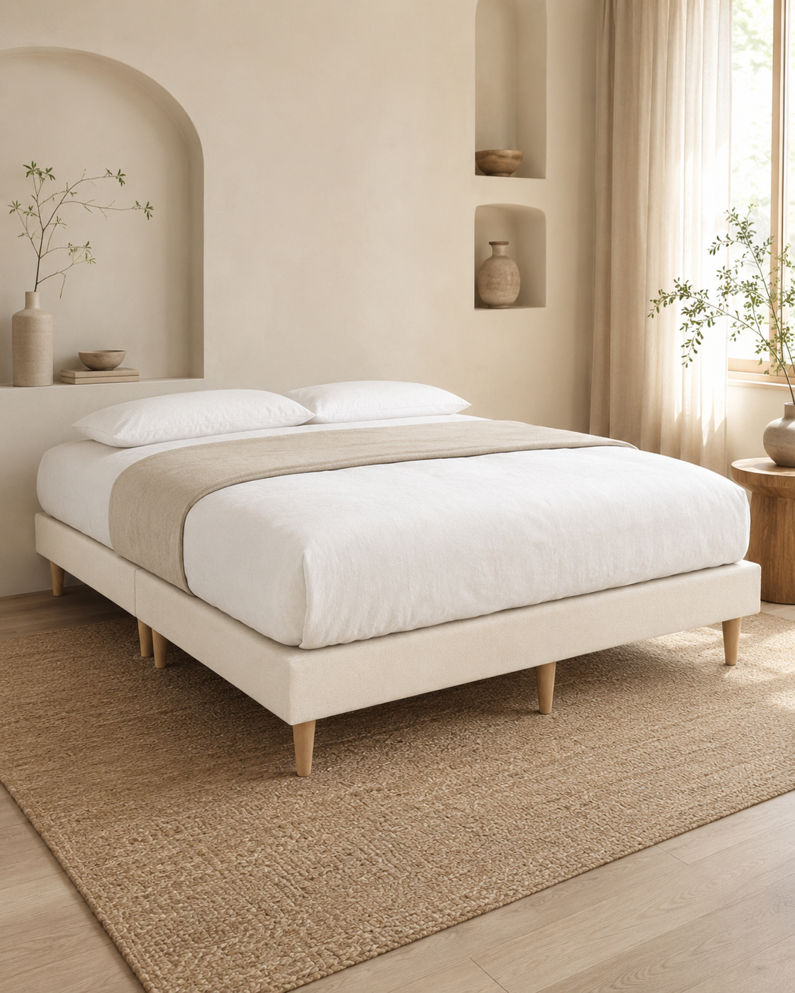 Sora Upholstered Divan Bed Frame