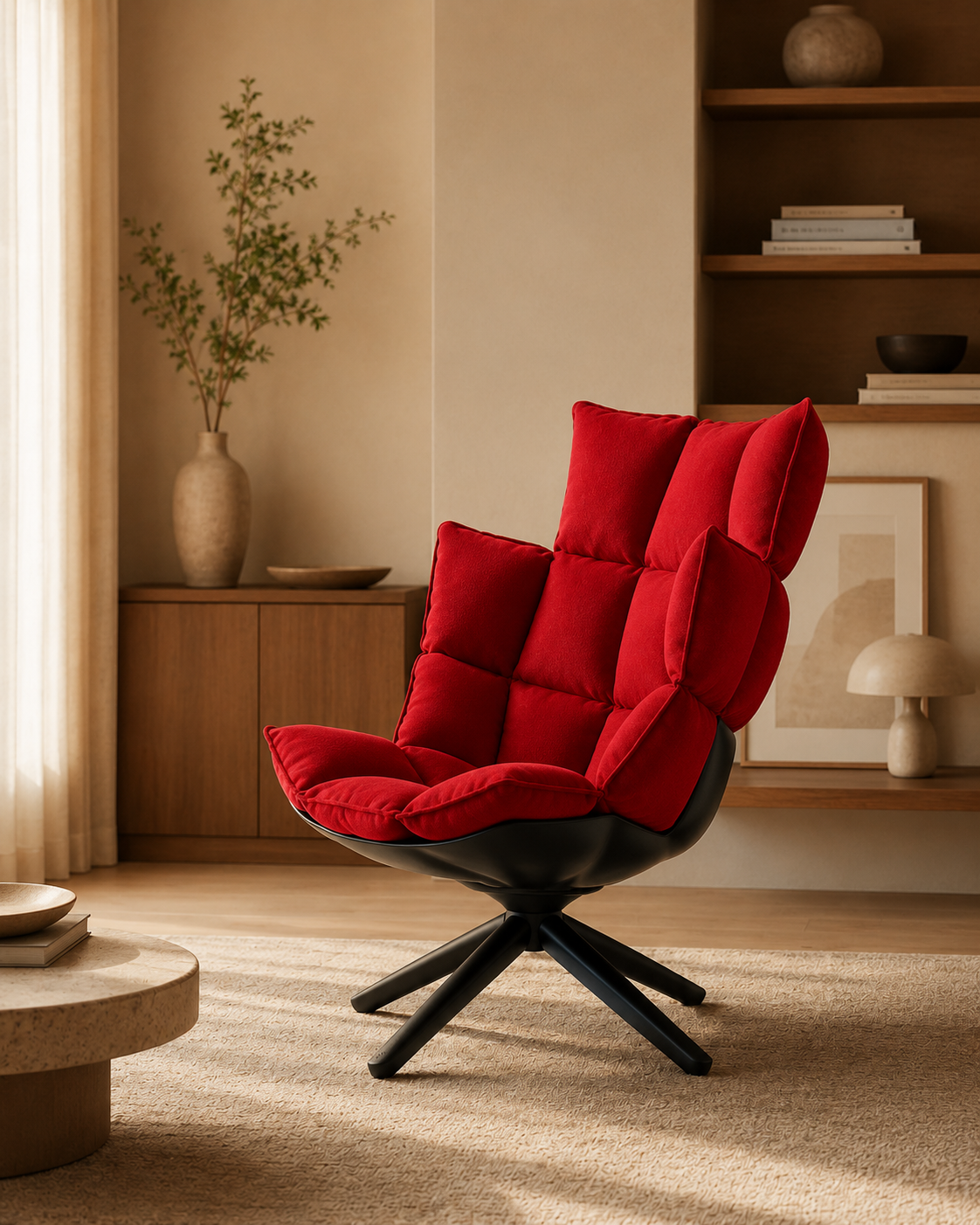 Pavelle Fabric Lounge Chair