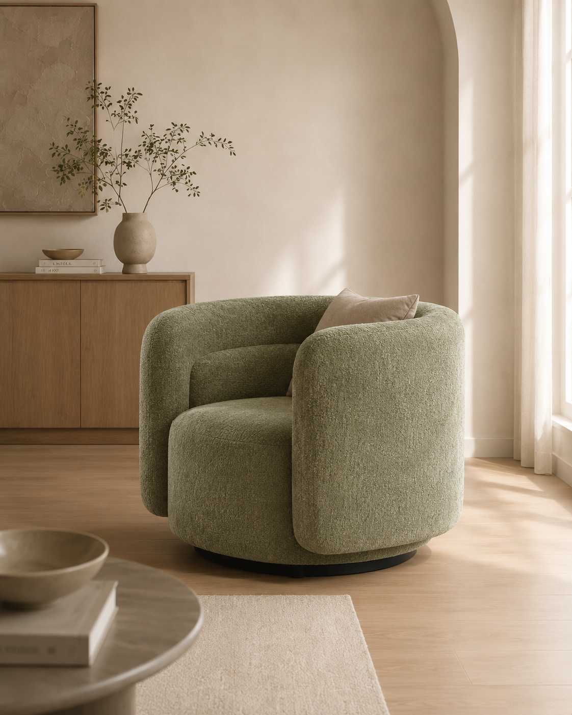 Cavelle Teddy Fabric Sofa