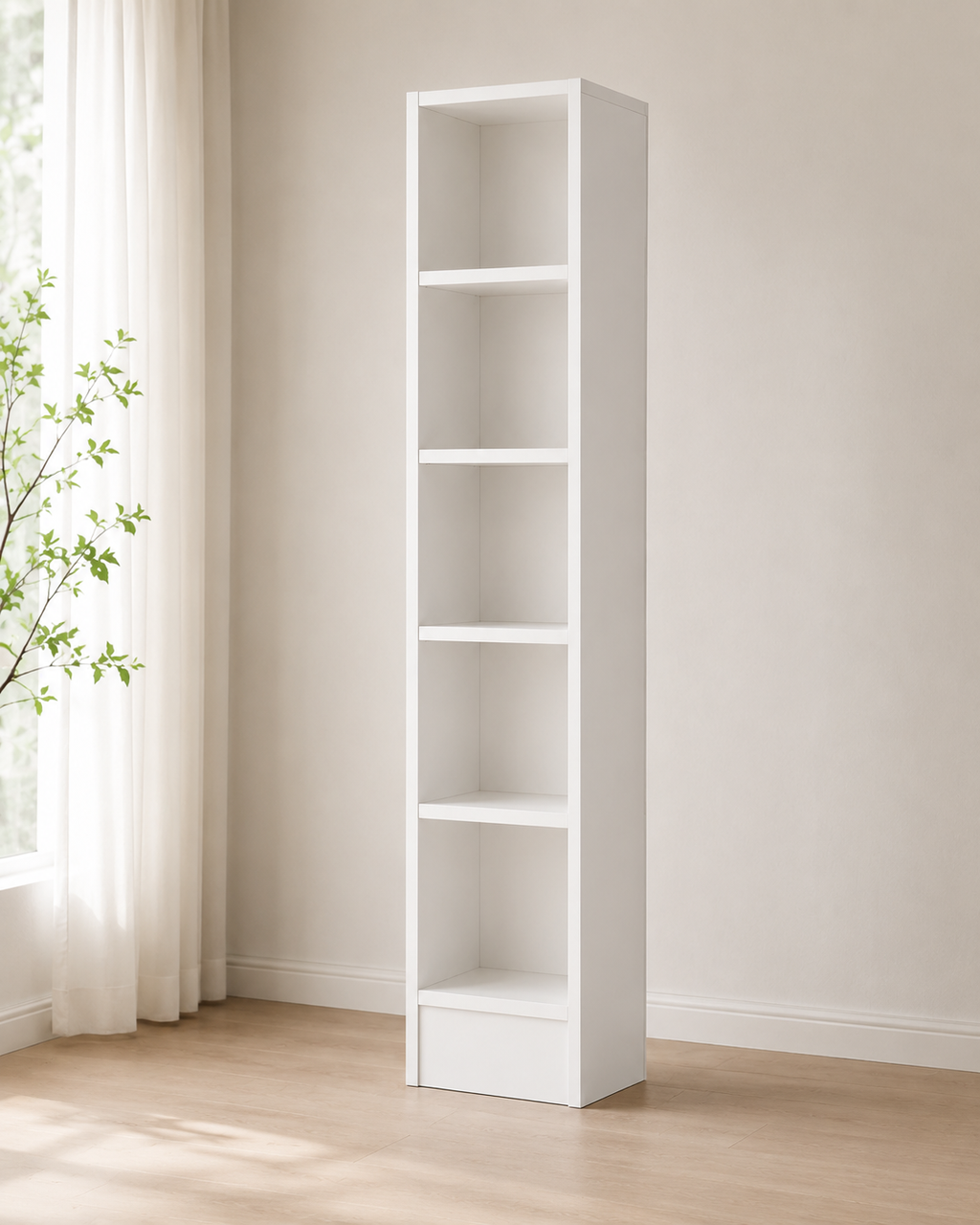 Alba White Open Bookshelf