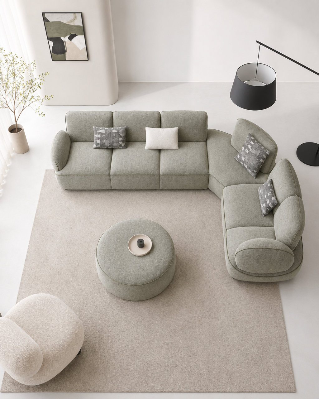 Veyra Modular Fabric Sofa