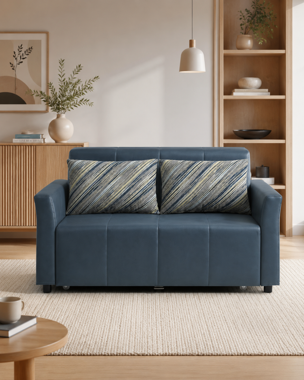Marenza Tech Fabric Storage Sofa Bed