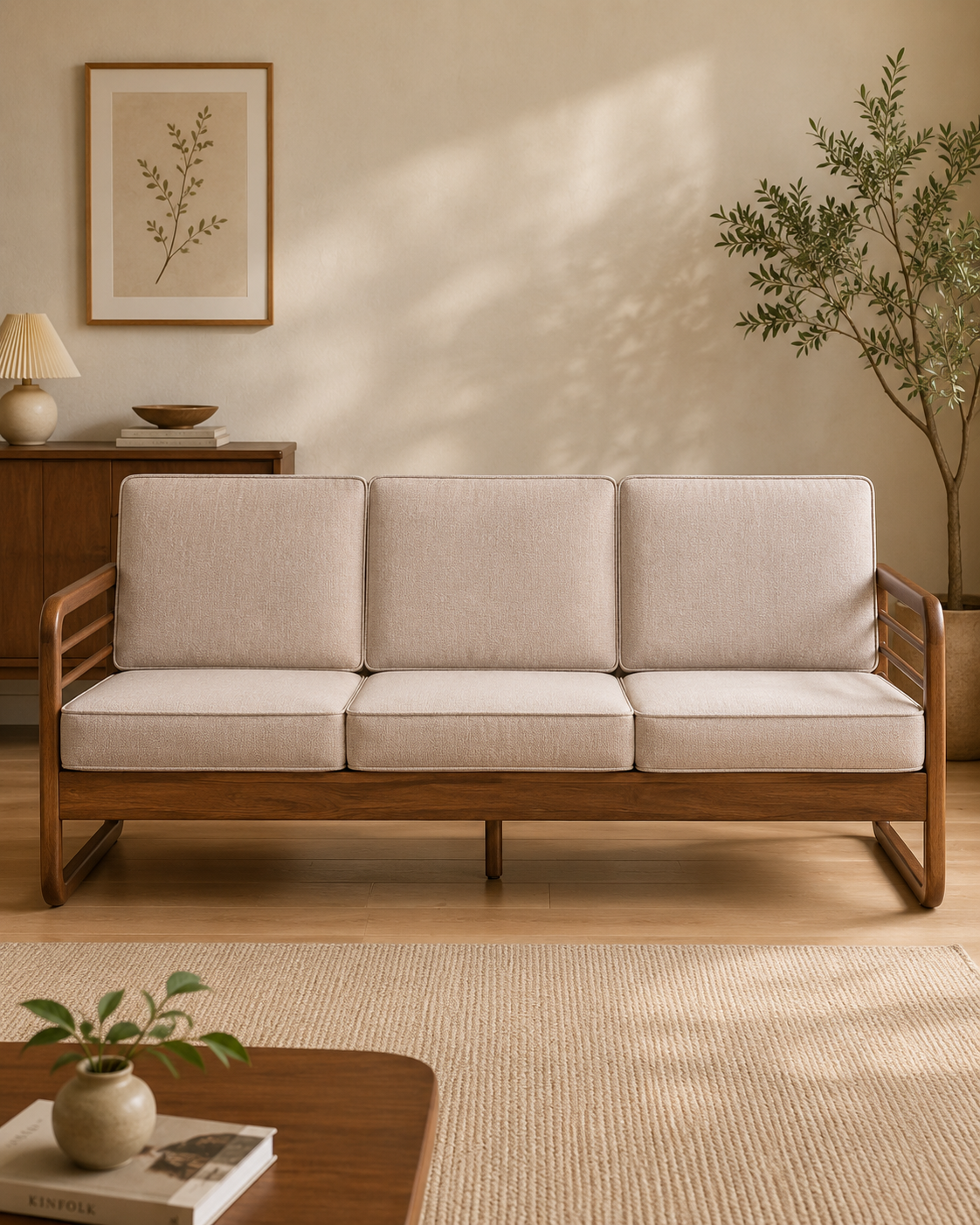 Elverton Wooden Sofa