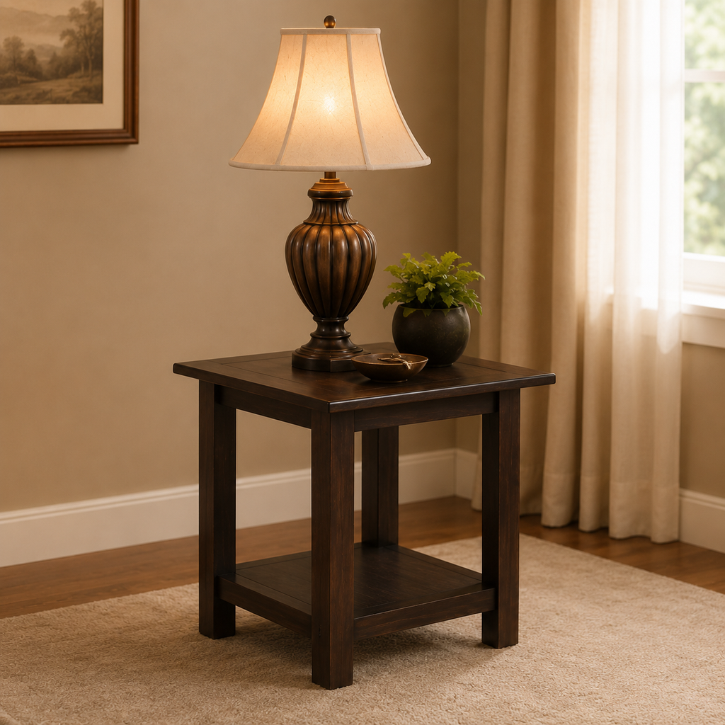 Harlan Wooden Side Table