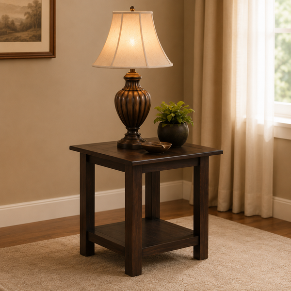 Harlan Wooden Side Table